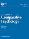 JOURNAL OF COMPARATIVE PSYCHOLOGY杂志封面